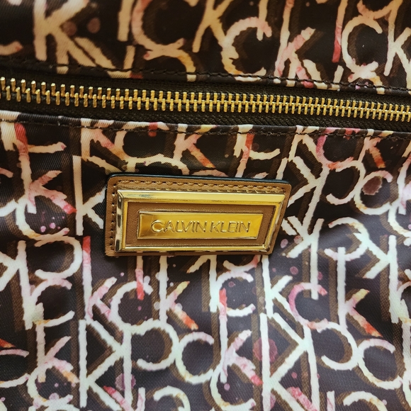 Calvin Klein Brown and Pink Women's Bag - Picture 2 of 6